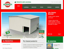 Tablet Screenshot of agrimaxi.com.br